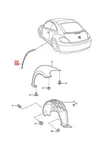 Oem Vw Beetle Cabriolet Bettle Protective Film Left Rear 5C5821703C. Fixed Price $71.69.