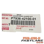 2006-2012 Toyota RAV4 Door Edge Guard Kit New Oem PT936-42100-01. Fixed Price $72.10.