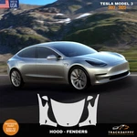 Paint Protection Film, Clear -tesla Model 3 2017-2022 Hood, Fenders, Mirror. Fixed Price $325.00.