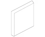 Genuine Nissan Stone Guard 99016-6MA0A. Fixed Price $18.85.
