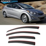 Fits 11-16 Hyundai Elantra Sedan In-channel Window Visors Rain Guards 4PCS. Fixed Price $31.99.
