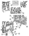 Genuine Mopar Body Stuffer Foam Kit Left 68019105AD. Fixed Price $29.70.