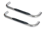 Dee Zee DZ370113 Set Of Stainless Steel 3" Round Step Nerf Bars For Chevy / Gmc. Fixed Price $314.22.