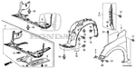 Genuine Honda Plate Engine Cover (lower) 74112-T2F-A01. Fixed Price $26.17.