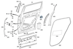 Genuine Mercedes-benz Cover Strip 247-730-72-03. Fixed Price $57.02.