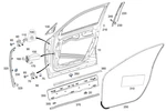 Genuine Mercedes-benz Cover Strip 247-720-97-03. Fixed Price $20.46.