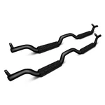 Rampage 26628 Slimline Side Bars With Drop Step For 2007-2018 Jeep Wrangler Jk. Fixed Price $285.95.