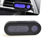 Cyperfair Car Clock, 2 1 Nightlighting Led Screen With Temperature Display.... Fixed Price $16.99.