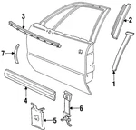 Genuine Gm Edge Guard 25624408. Fixed Price $23.99.