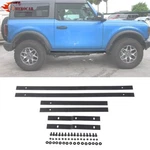 Black Car Pinch Weld Trail Armor Rocker Panels Kit Ford Bronco Door 2021+. Fixed Price $59.99.