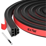 Car Door Rubber Seal Strip, Universal Automotive Weather Stripping Double Lay.... Fixed Price $15.45.