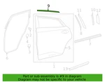 Nissan 82818-5AA1A Rh Rear Door Paint Protection Film 15-24 Murano New Genuine. Fixed Price $12.97.
