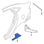 Ford Fiesta 2011-2019 BE8Z58292A22B Rear Right Stone Guard. Fixed Price $12.05.