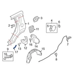 For Kia Soul 2012-2013 841162K000 Rear Left Stone Guard. Fixed Price $32.88.