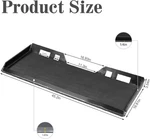 New Universal Quick Mount Plate Attachment 1/4" Thick Skid Steer Loader. Fixed Price $99.58.