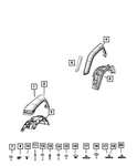 Genuine Mopar Anti-chip Film Left 68500109AA. Fixed Price $295.74.