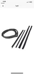 Omix Door Seal Kit Right Fits 87-95 Jeep Wrangler. Fixed Price $130.00.