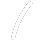 Genuine Lexus 2014-2020 Quarter Panel Protector 58741-53030. Fixed Price $15.60.