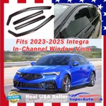 For 2023-2025 Acura Integra In-channel Window Visor Tinted Impact Deflector. Fixed Price $58.98.