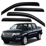 For 2006-2014 Honda Ridgeline Crew Cab Tape-on Rain Guard Window Visor Deflector. Fixed Price $43.93.