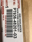 Door Edge Guard Toyota Oem Accessories PT936-48201-03 Ruby Flare Pearl. Fixed Price $25.00.