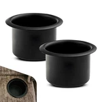 Ferianl 2PCS Car Cup Holder Insert, Recessed Drop Metal Drink Black. Fixed Price $18.99.