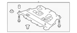 Genuine Volvo Powertrain Skid Plate 32289658. Fixed Price $497.94.