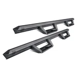 Ford F-150 15-24 Smittybilt Angular Cab Length Black Trapezoid Drop Steps. Fixed Price $549.99.