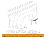 Gm Oem 07-14 Sierra 1500 Pick Up Box Exterior Trim-stone Guard 25865752. Fixed Price $164.92.