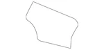 Genuine Volkswagen Stone Guard 1C0-821-714-G. Fixed Price $32.19.