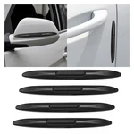 4PCS Car Door Edge Guards Side Protector, Rearview Black. Fixed Price $10.36.