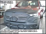 Lebra Front End Mask Cover Fits 2019-2024 Dodge Ram 1500 Limited & Longhorn. Fixed Price $148.99.