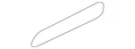 Genuine Toyota Side Body Trim Protector 76927-04020. Fixed Price $44.26.