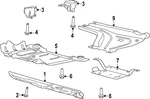 Genuine Ford Skid Plate Bracket MB3Z-6G079-A. Fixed Price $92.58.