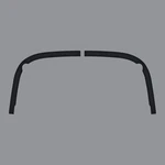 Hard Top Deck Lid Protection Film Smoke For 1963-1967 C2 Corvette. Fixed Price $34.99.