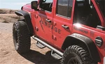 Rampage 26410030 Rock Rail Nerf Bar Black For 18-26 Jeep Wrangler Jl 2DR. Fixed Price $287.01.