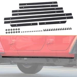 8PCS Pinch Weld Cover Rocker Panel Guard Trim For 2018+ Jeep Wrangler Jl 4DOOR. Fixed Price $72.99.
