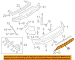 Ford Oem 18-22 Ecosport Rear Bumper Components-insert GN1Z17K835H. Fixed Price $138.08.