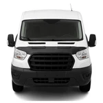 Car Bonnet Mask Hood Bra Ford Transit 2015-2026 Black Chequered Pc. Fixed Price $69.99.