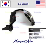 Front Fender Liner Left Driver Side 86811G9000 Oem Genesis G70 2019-2021. Fixed Price $172.38.