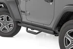Rough Country 3" Drop Step Nerf Bars Black For Jeep Wrangler Jl 2DR RCJ1846B. Fixed Price $259.95.