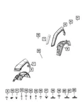 Genuine Mopar 2020-2025 Jeep Gladiator Anti Chip Film Rear Left 68500109AA. Fixed Price $257.57.