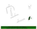 ( ) Genuine Gm 20781054 Protector Stone Guard Rear Door Lh. Fixed Price $23.42.