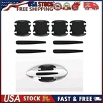 Augeny 8PCS Handle Sticker, 3D Carbon Fiber Door Bowl Protective Film, Black. Fixed Price $11.95.