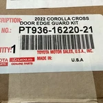 2018-21 Toyota Door Edge Guard Kit Oem PT936-16220-21 3OF4 Incomplete. Fixed Price $38.38.