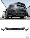 24-UP Tesla Model 3 Performance Style Glossy Black Rear Bumper Diffuser Lip. Fixed Price $189.98.