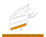 Gm Oem 03-08 Vibe Front Door Exterior Trim-lower Molding 88973244. Fixed Price $180.72.