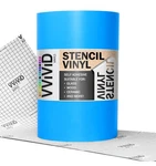 Vvivid Blue Stencil Vinyl Masking Film With Anti-bleed 12" X 25FT,. Fixed Price $20.99.