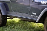 Rugged Ridge Heavy Duty Side Rocker Guards Fits 04-06 Jeep Wrangler Lj. Fixed Price $419.99.
