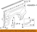 Gm Oem 19-23 Silverado 1500 Ltd Pick Up Box Exterior Trim-protector 84621834. Fixed Price $36.05.